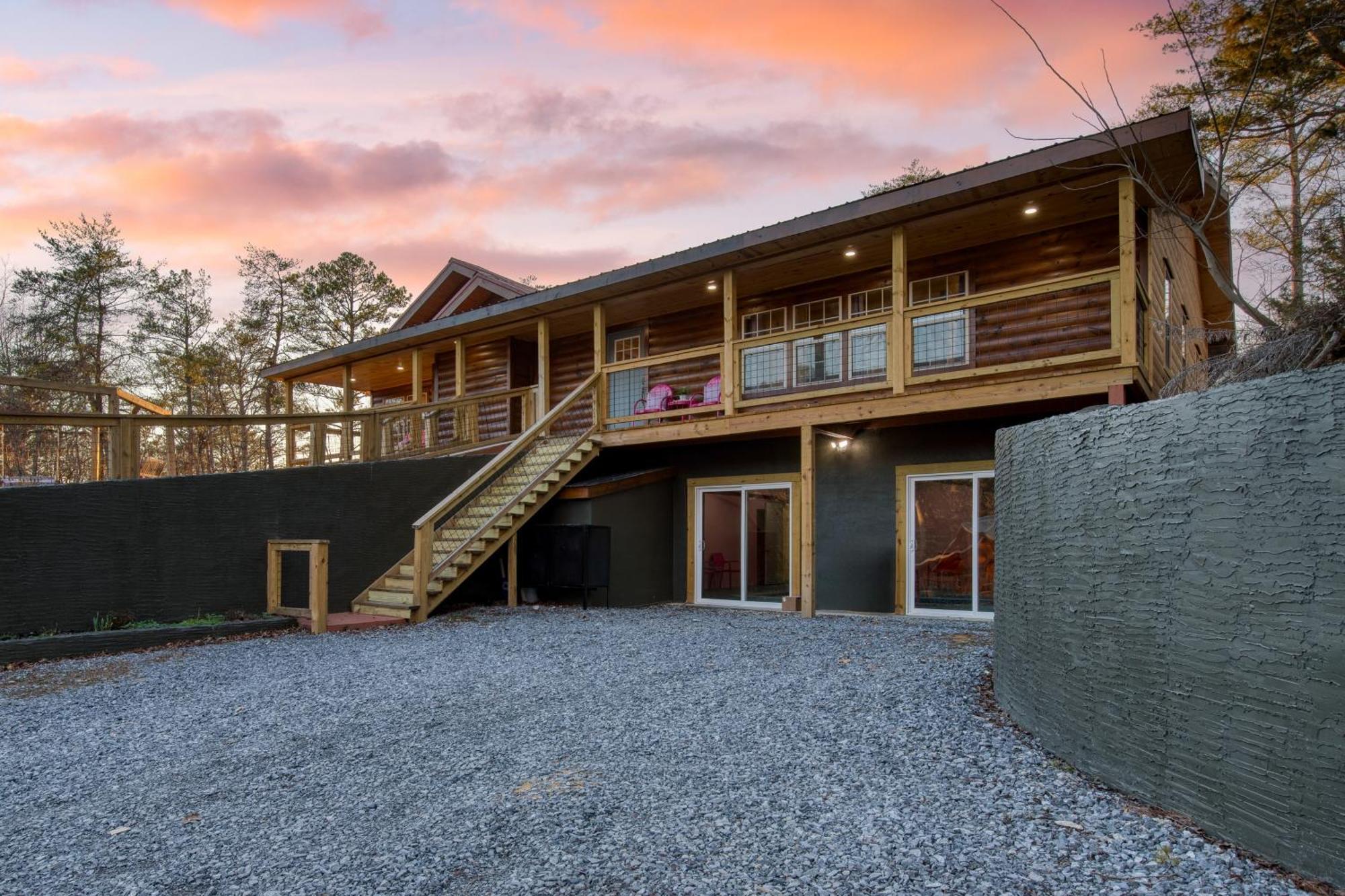 Pink Pines Avantstay Luxury Aesthetic Dream Home Indoor Pool Hot Tub Pigeon Forge Exterior foto