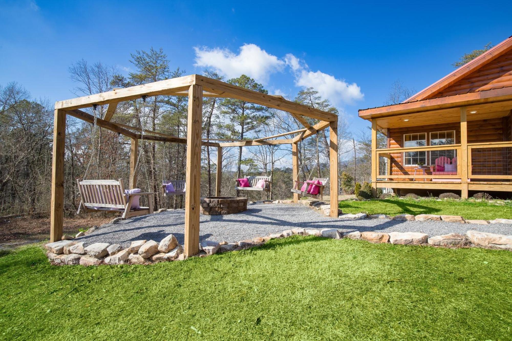 Pink Pines Avantstay Luxury Aesthetic Dream Home Indoor Pool Hot Tub Pigeon Forge Exterior foto